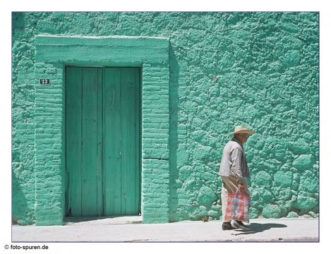 Hauswand in San Christobal de las Casas